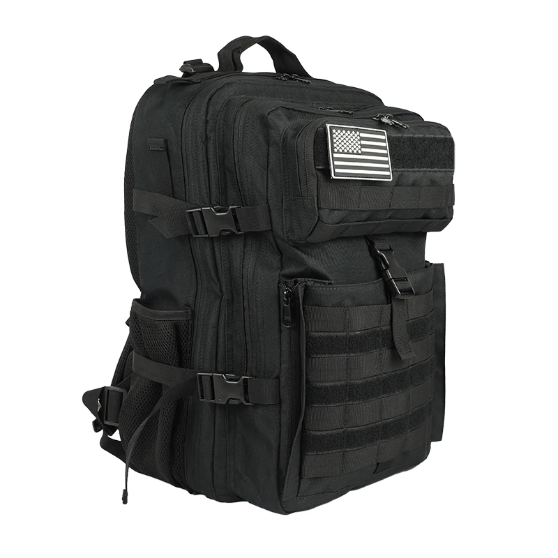 Outdoor Backpack Military Black Outdoor Survival Army Trauma Molle system Tactical Backpack With Pouch