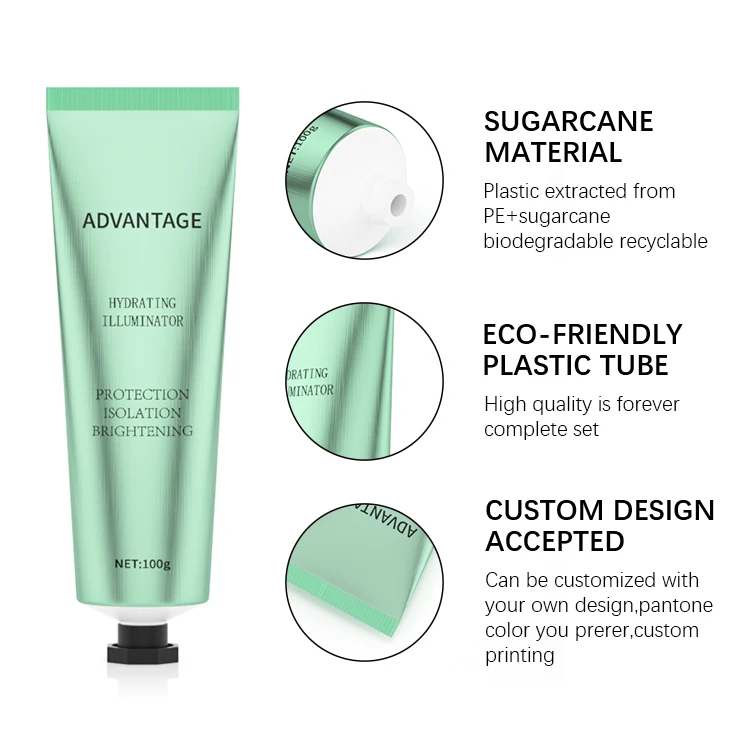 Custom toothpaste squeeze collapsible tubes hand cream empty packaging aluminum tube for cosmetic