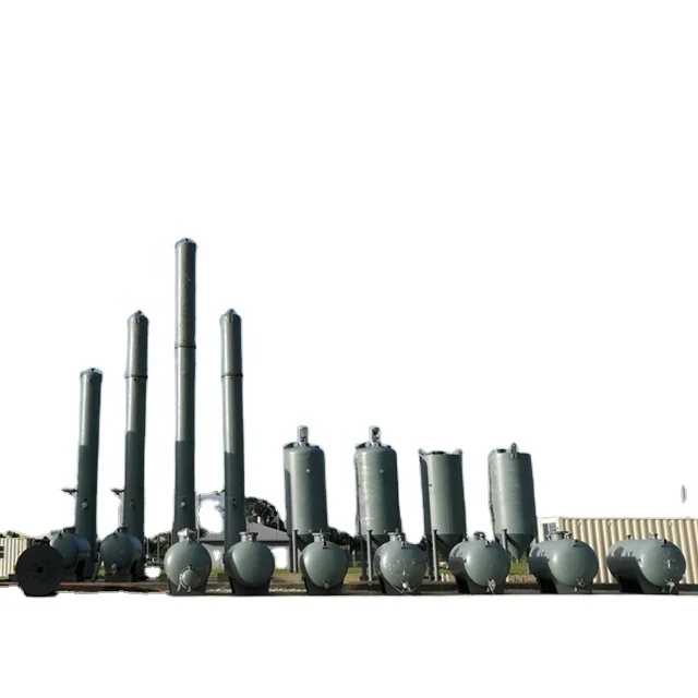 
30Tons Fully Automatic pyrolysis oil distillation plant in india with continuous system 