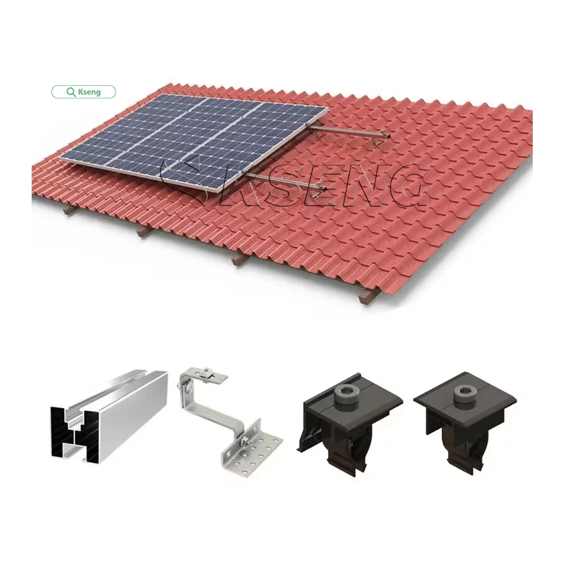 Kseng Aluminum Solar Roof Mounting Bracket Framed PV Modules Rooftop Installation System for Solar Panels