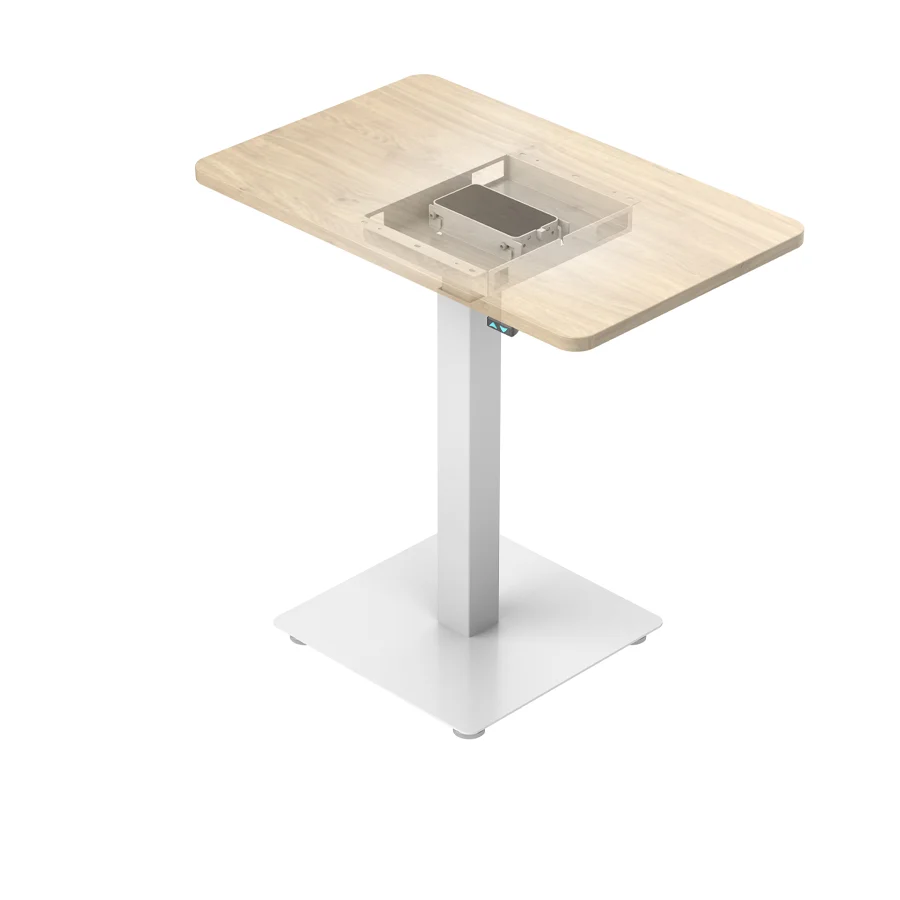 
Table Lift Base 1leg for Sit to Stand up Standing Motorized Base Healthy Automatic Electric Sit Standing Height Adjustable Steel 