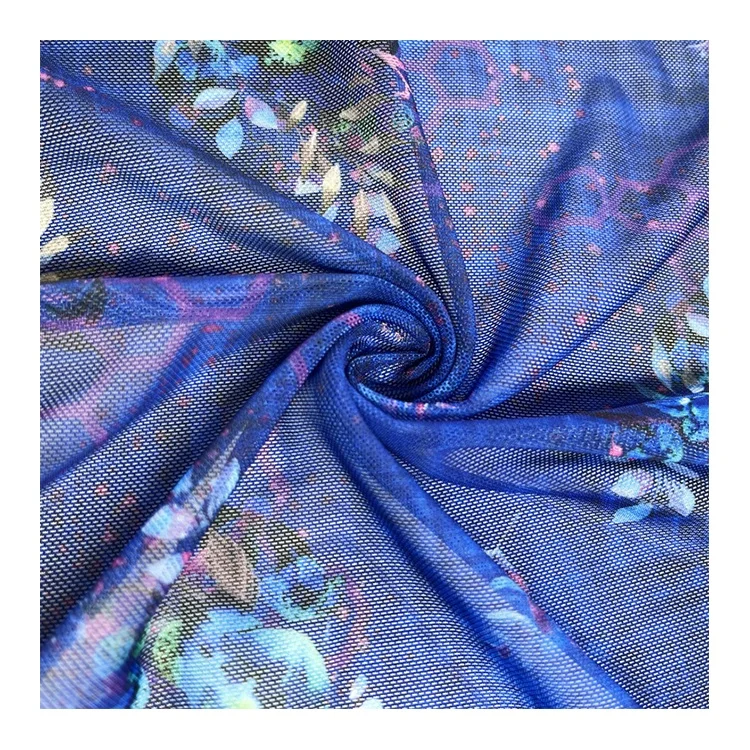 Low MOQ Light Weight 100% Polyester Mesh Jacquard Sports Fabric For T-shirts