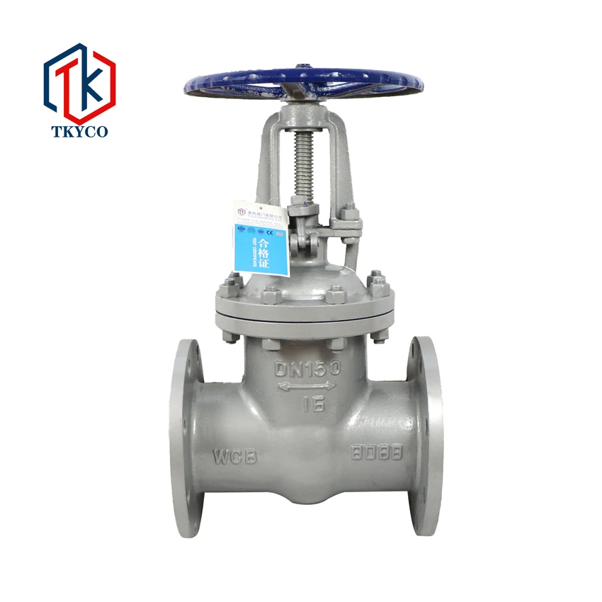 Taike China Manufacturer Cast Steel  Cast Iron Stainless Steel Flanged Gate Valve Prices