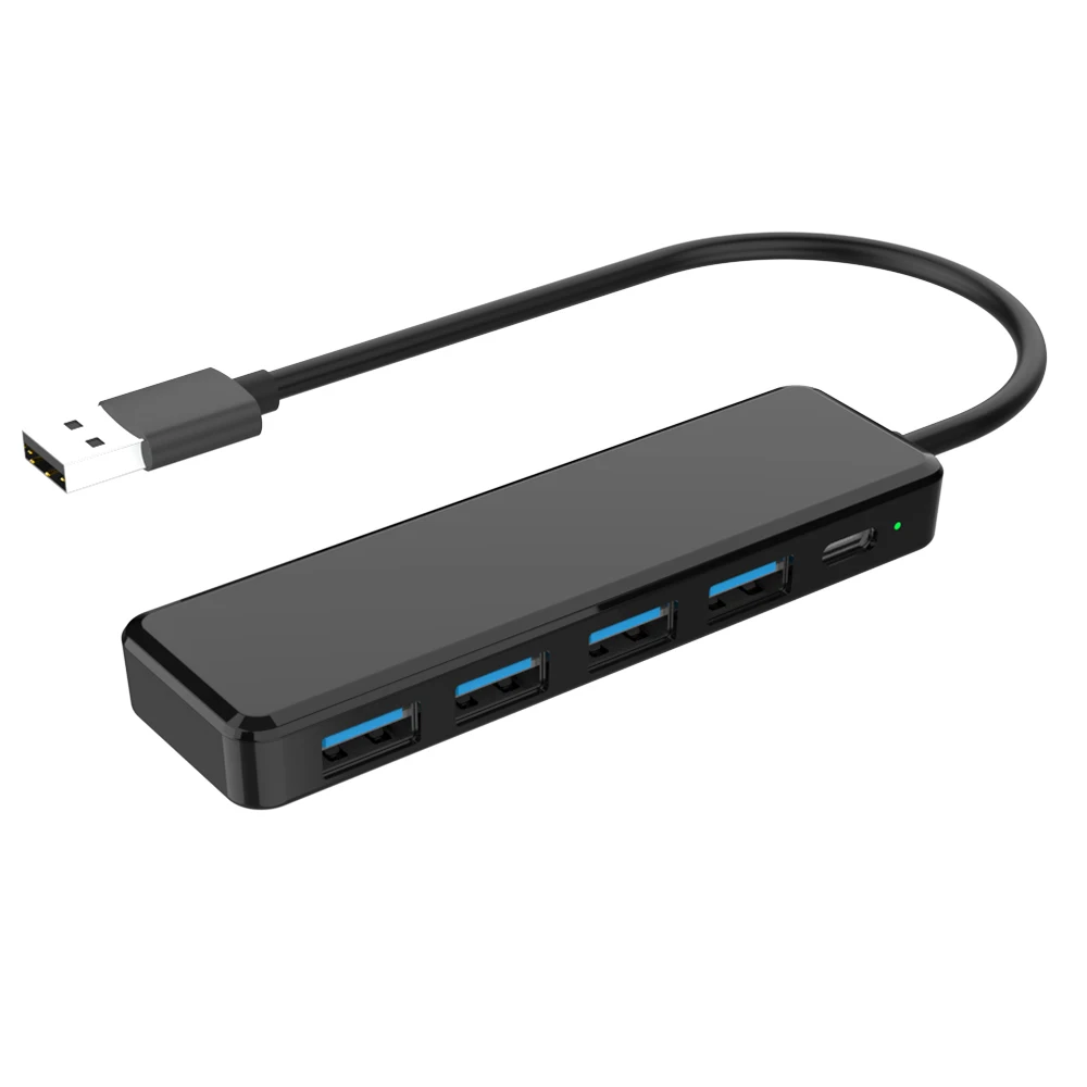 USB C Hub, 4 Ports USB 3.0 with 5Gbps Data Transfer, Supported Splitter for Type C MacBook, Mac Pro