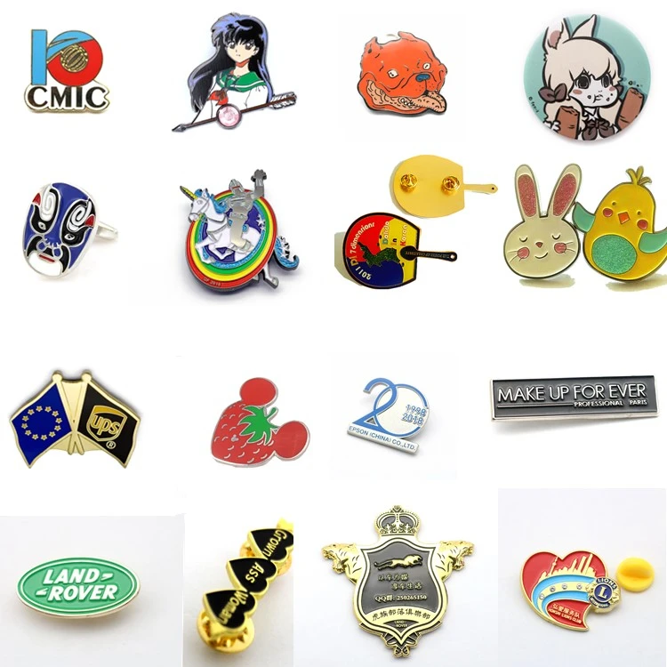 Popular Custom Logo Badge Pin Wholesale Car Emblems Logo Badge Metal Logo Plate Metal Gifts Metal Crafts Enamel Badge