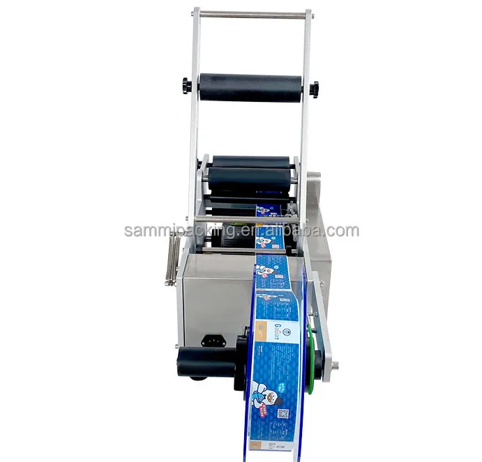 Semi-automatic labeling technology, shrink label printing device, small business machines