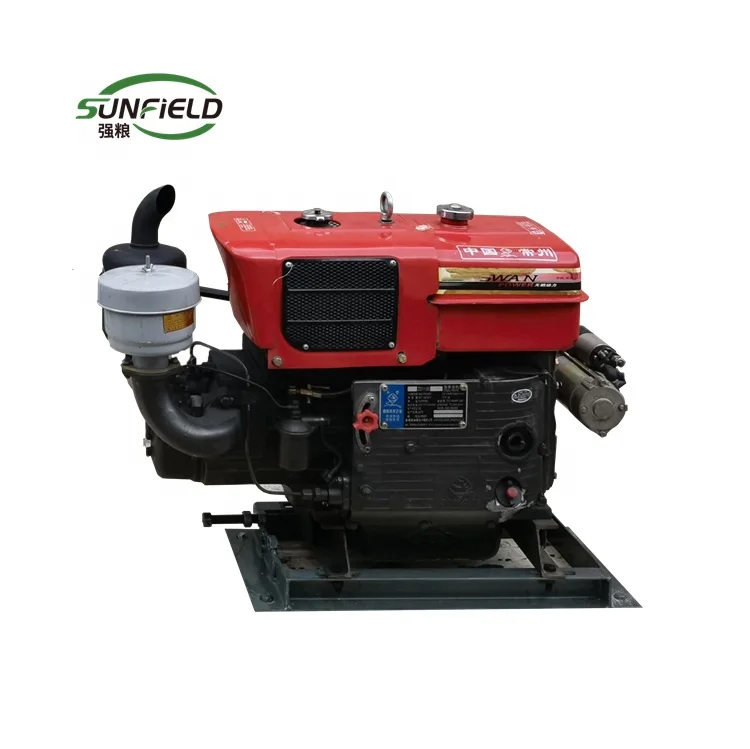 Sunfield 400-500kg/h Mini diesel engine automatic Modern combined rice mill