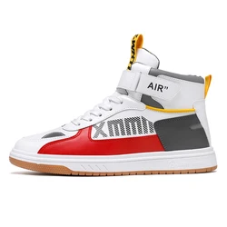 Autumn And Winter High Help Board Shoes Leisure Reflective Sports Shoes Street Tide Shoes