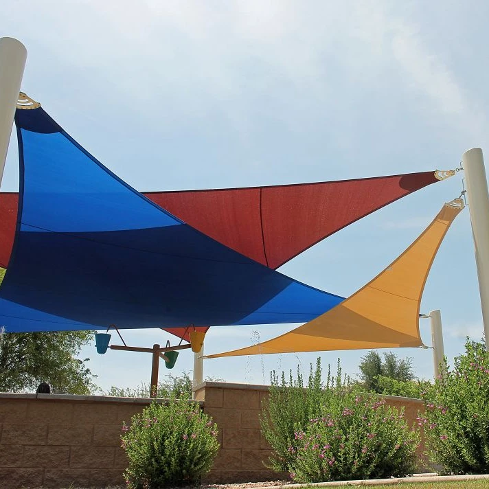 Sun Shade Sail For Sale Canopy Awning 5ft*5ft*5ft Polyester Waterproof Gardenyard Beach Shade Sail
