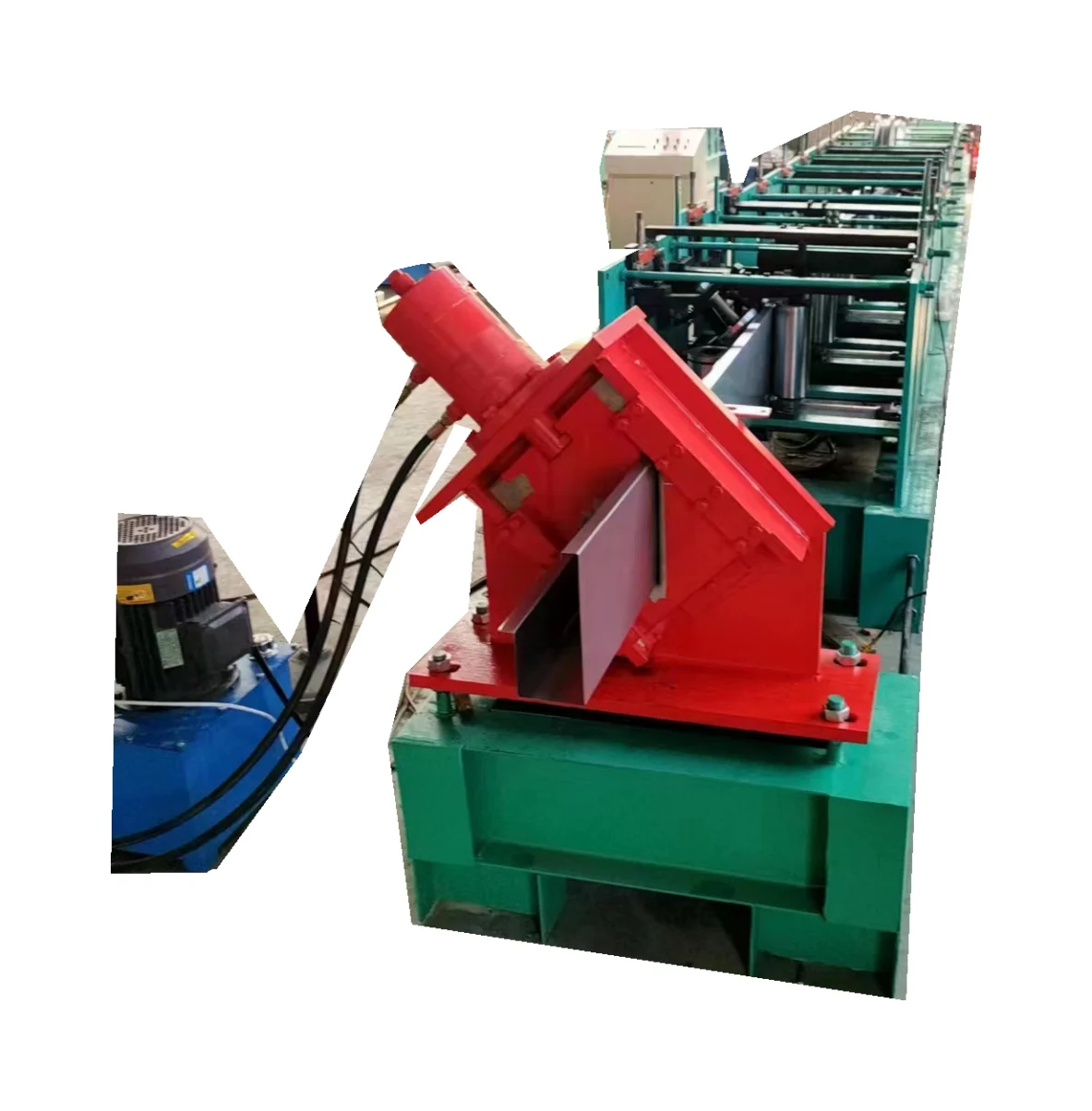 Manufacture High Quality Automatic mini C shape gutter Channel For Photovoltaic Cold Roll Forming Line  Machine