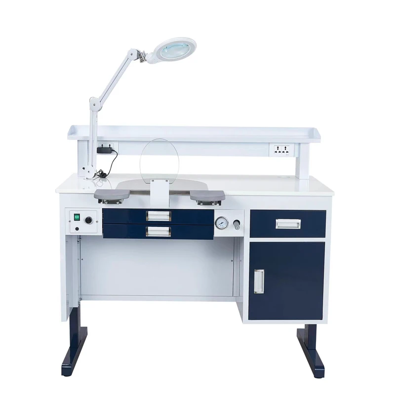 Dental Education Desk Laboratory Assistant Furniture Technician Workbench Steel Desk Workstation Working Table