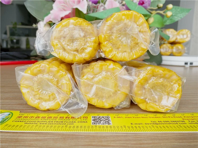 Fresh Vacuum pack Sweet Corn On The Cob in pouches Canned Maiz Dulce(sweetcorn)