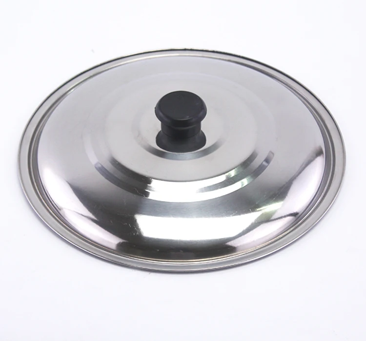 
Multi-specification frying pan cover 410 stainless steel cooking pot lids 