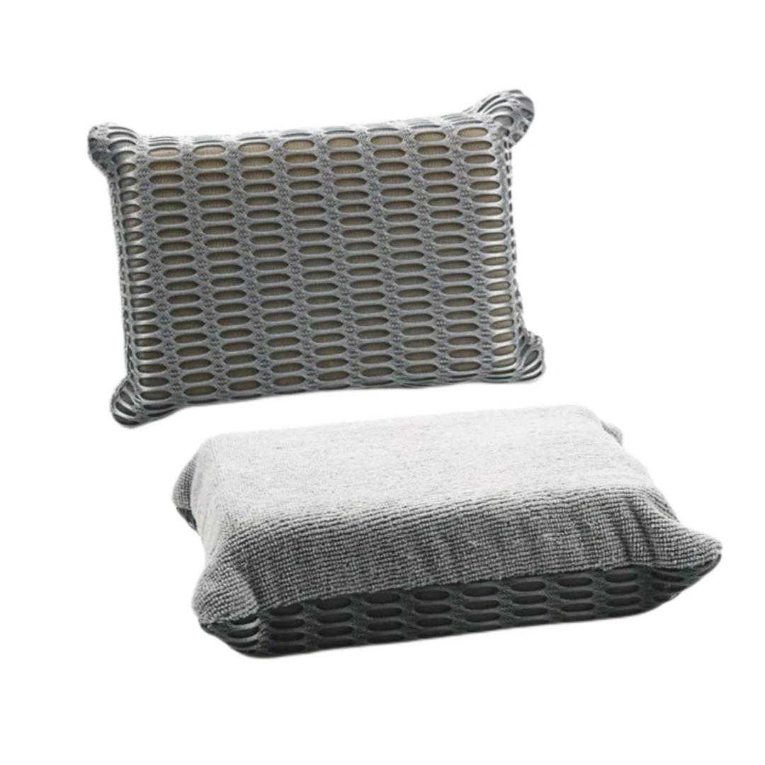 Выбранные Авто плюшевая салфетка из микрофибры и сетки пусковой площадки мытья мягкие чистящие салфетки для Губка для мытья автомобиля, стекольное детализация губка для мытья, оптовая продажа