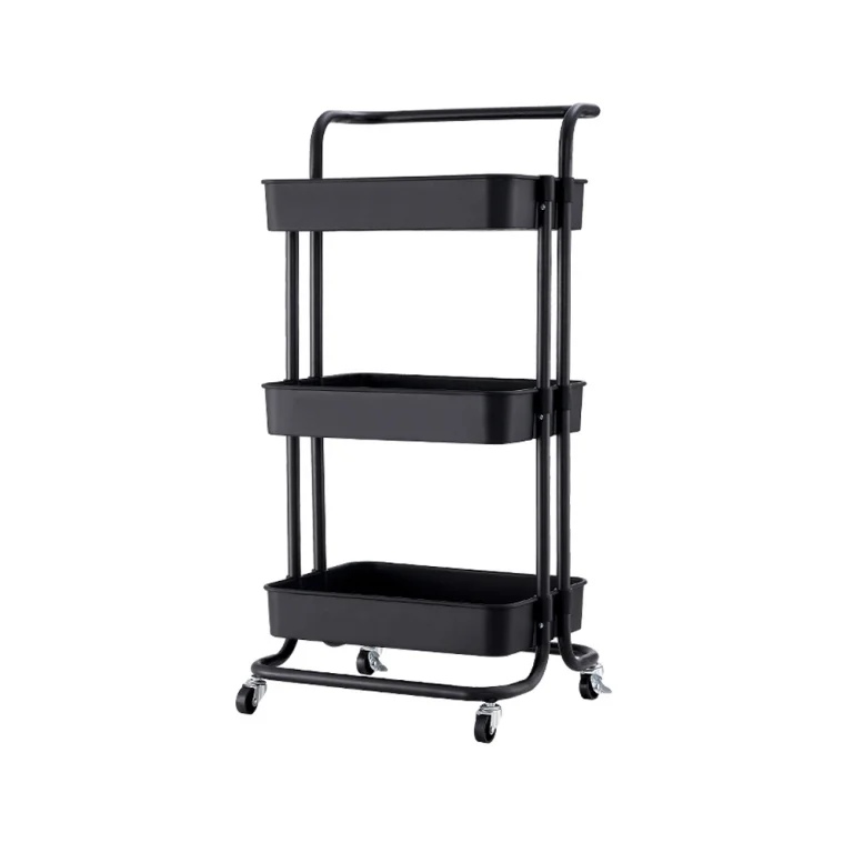 Salon Furniture Beauty Equipment Hairdresser Trolley Metal Customized Barber Mobile Rolling Salon Cart Hair Trolley Storage