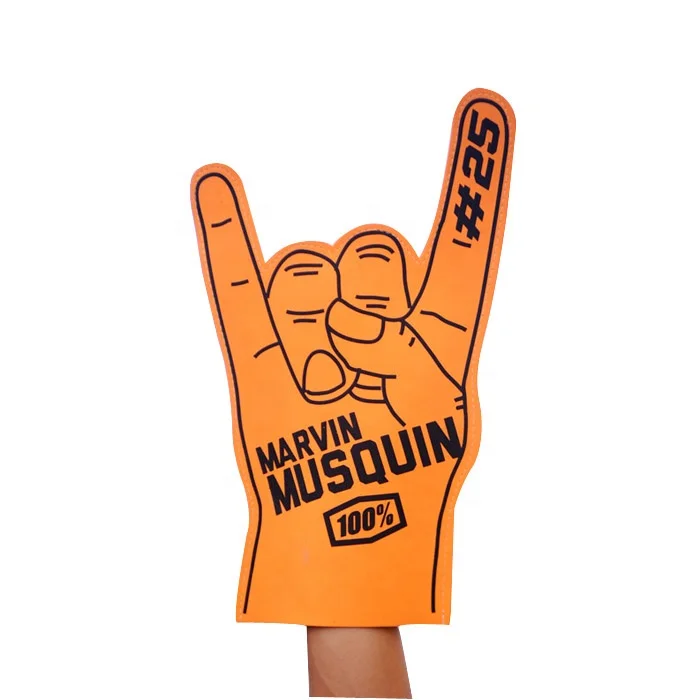 
Giant sports cheering wave eva finger fan foam hand 