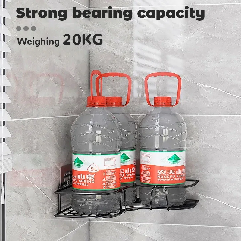 Bathroom Shelf  Shampoo Storage Rack  Bath Hanging Basket  Iron Cosmetic Holder