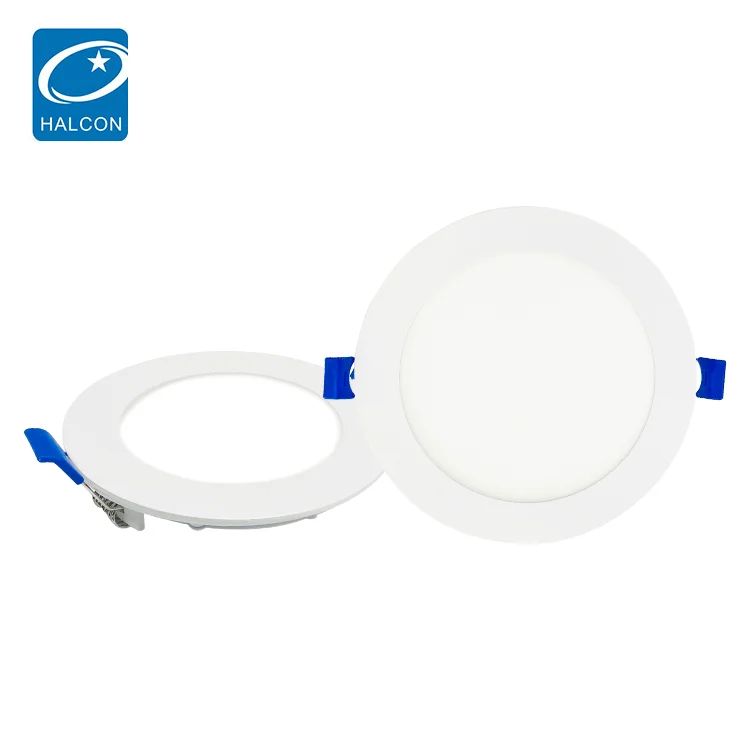 Ultra Slim Led Panel Lamp 9w 12w 18w 24w Embedded Installation Dimmable Round Led Panel Light