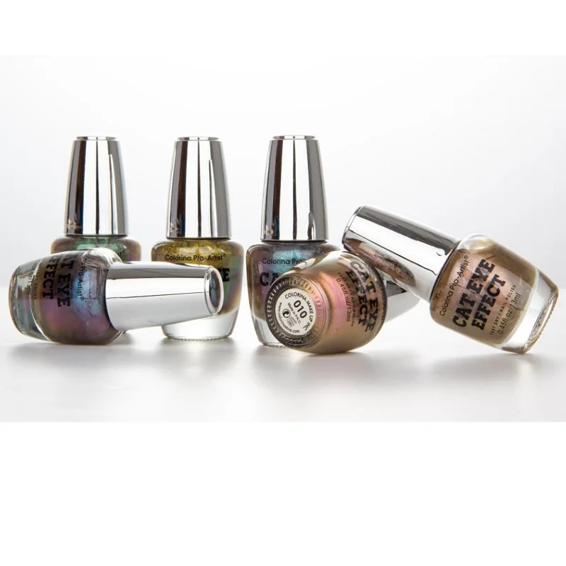 
OEM/ODM Private Label Factory Supply Wholesale Long lasting cat eye effect Nail Gel Polish Color With Gift 