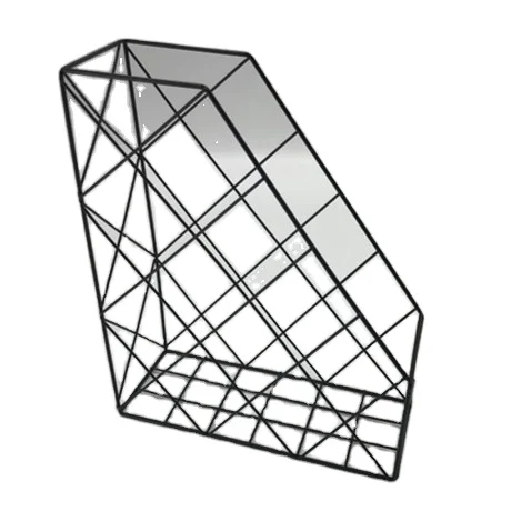Новый дизайн, Лидер продаж, офисный Органайзер с одним отделением из металлической проволоки, держатель для документов, корзина для хранения