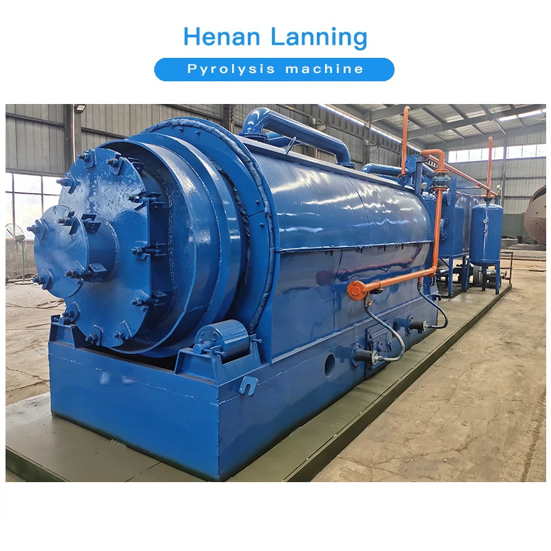 Пиролизная машина для производства пластиковых шин пиролизная установка отходов 3
