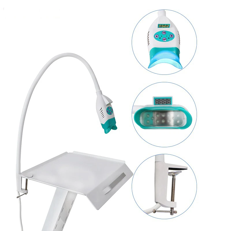 Dental 12 LED lamp beads cold light vertical tooth bleaching instrument beauty salon dental clinic tooth whitening instrument