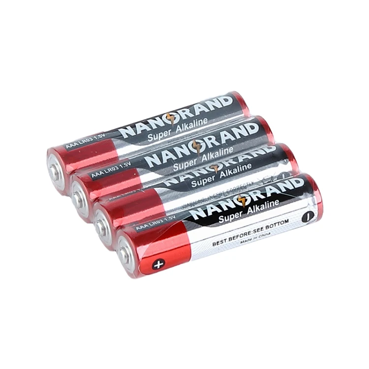 High quality 1.5v lr03 mp3 player aaa alkaline batteries for toys TV remote controls
