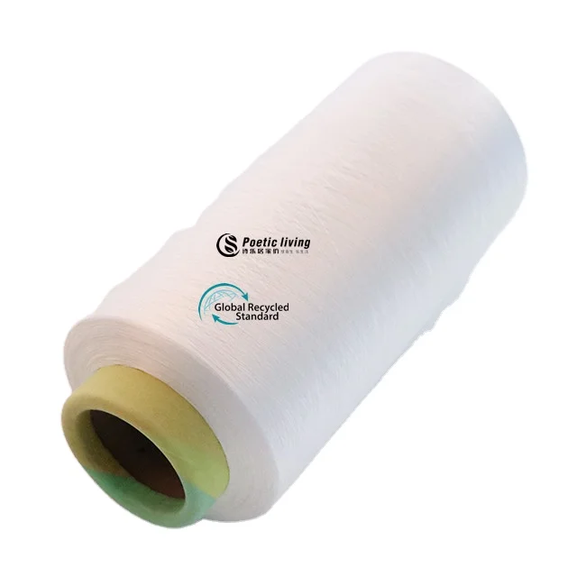 recycled and virgin polyester filament yarn ftty price high quality DTY semi dull polyester filament yarn