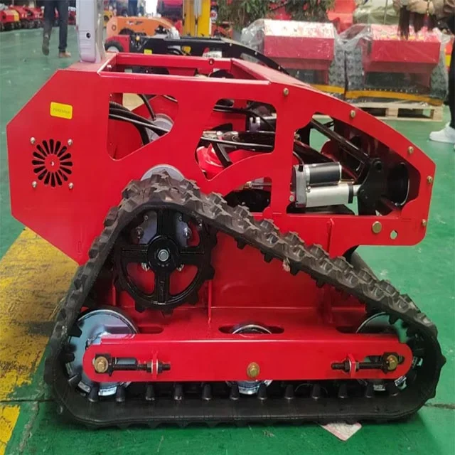 Free Shipping DIY Grade Zero Turn Lawn Mower Self-Propelled 4-Stroke Remote Control 24V Gasoline/Electric Track Cutting Bushes