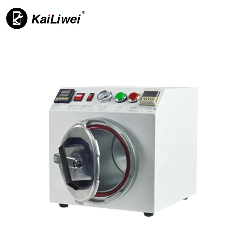 Kailiwei OCA  Laminating Machine LCD Separator Oil-free Air Compressor  Bubble Remove Defoam Machine Non-oil Pump set