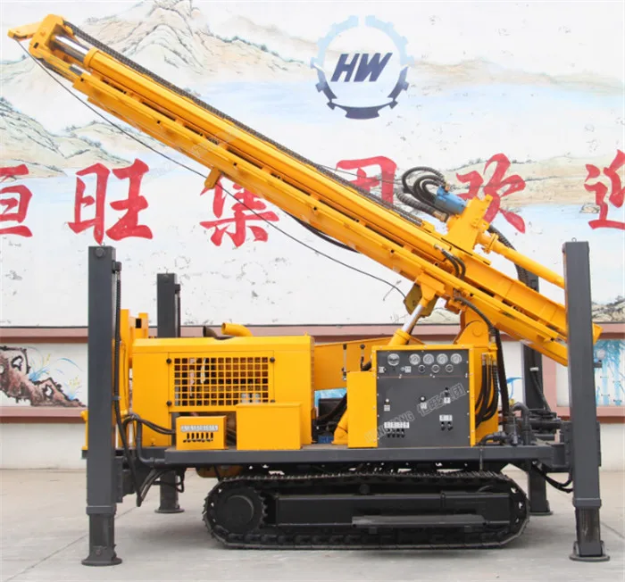 HENGWANG HQZ260 pneumatic drilling rig water well drilling rig