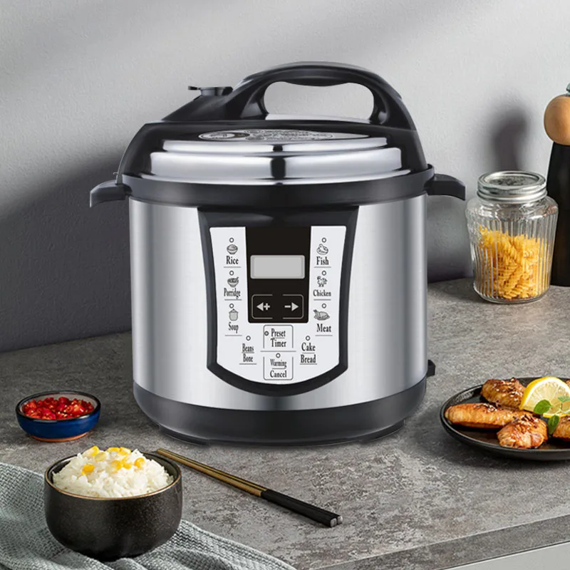 4L 5L 6L Aluminum Pressure Cooker with Non-stick Coating Electric Pressure Cooker