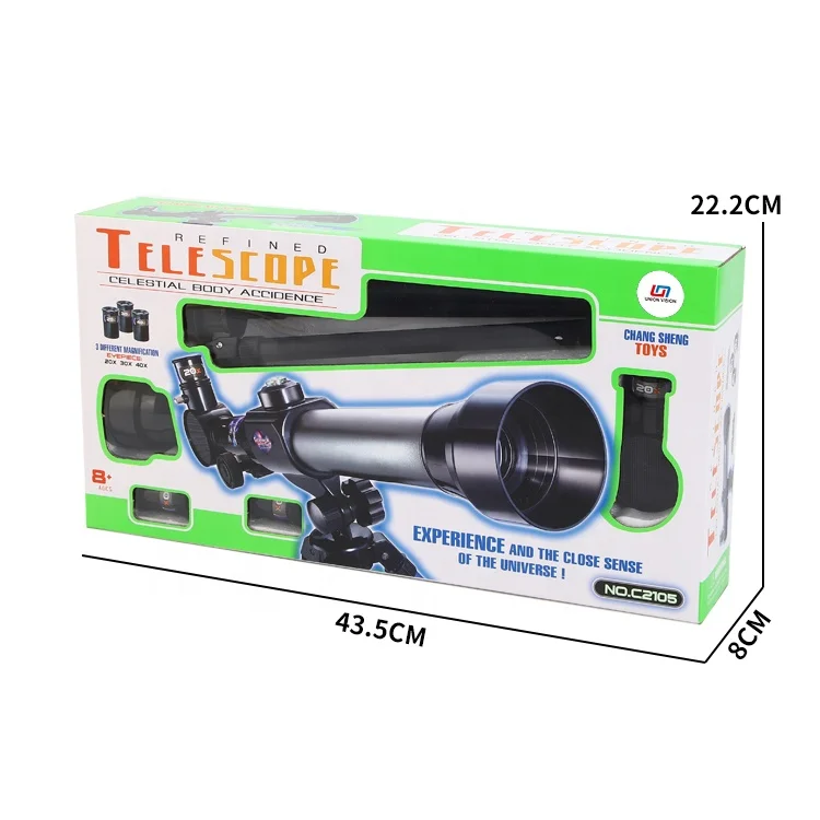 2021 New Astronomical Telescope with 20X30X40X Lens Educational Toys For Kids
