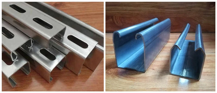 New design  Unistrut channel roll forming machine without punching Unistrut C Channel Roll Forming Machine hot sell and cheap