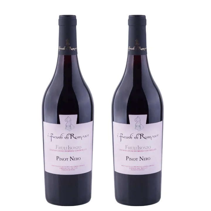 Special for Christmas Italian Dry Red Wine Pinot Nero I Feudi di Romans 0,75 L Wine botte Red Wine Bottle For Sale