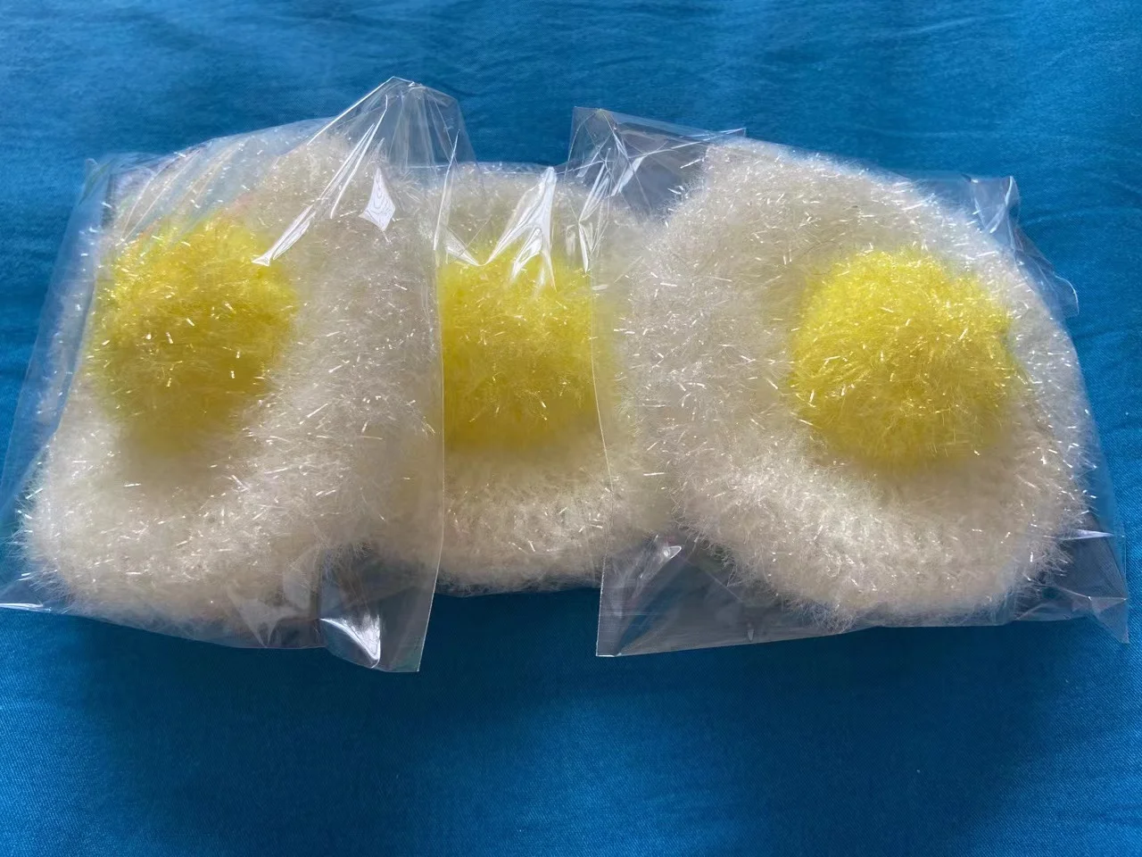 Hot sale Egg Shape Korea Polyester Handmade Cute Home Kitchen Cleaning Cloths Yarn Crocheted Dish Towel