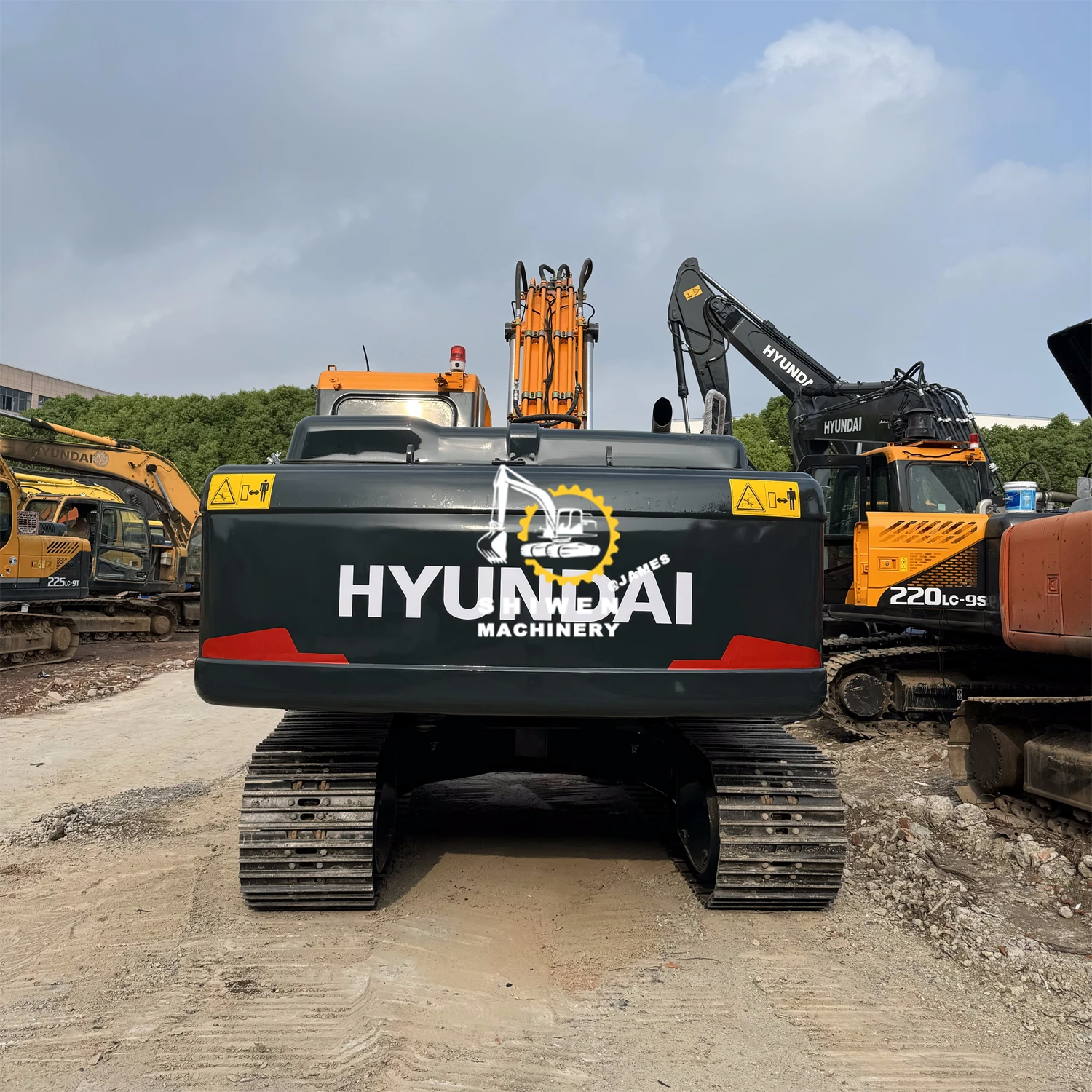 Гусеничный экскаватор HYUNDAI 220LC-9S Korea оригинальный низкорабочий высококачественный гидравлический
