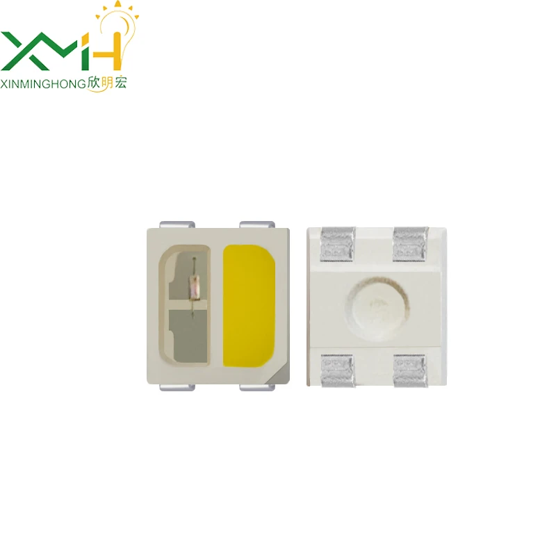 Bicolor 3527 SMD 0.06W LED Diode Top View Dual Color 3528 PLCC-4 White and Blue 4pins Smd