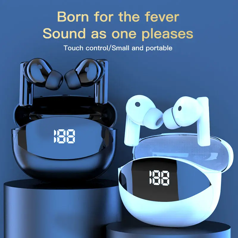 High Quality A6S TWS Wireless Earbuds Stereo Headset BT5.0 Stereo Headphones Waterproof Sport Auriculares Mini Earphone