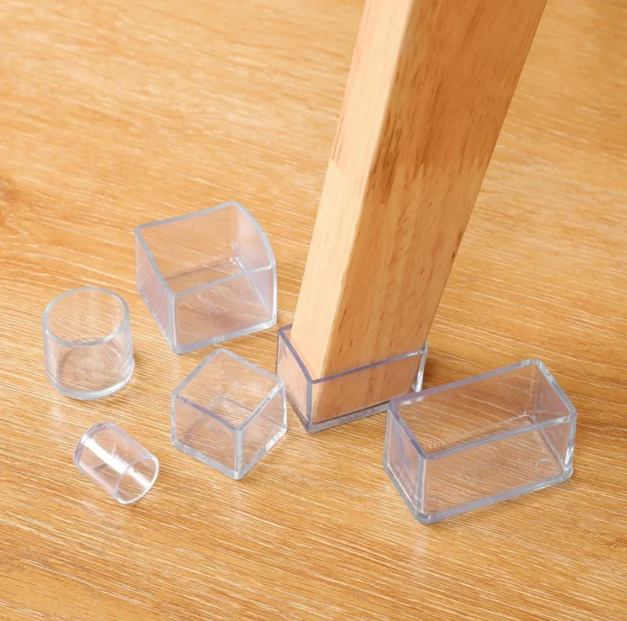 16-Pack Non Slip Leg Tips Furniture Grippers Pads Floor Protector Sofa Rubber Chair Feet Table Leg Caps Round Cover Feet