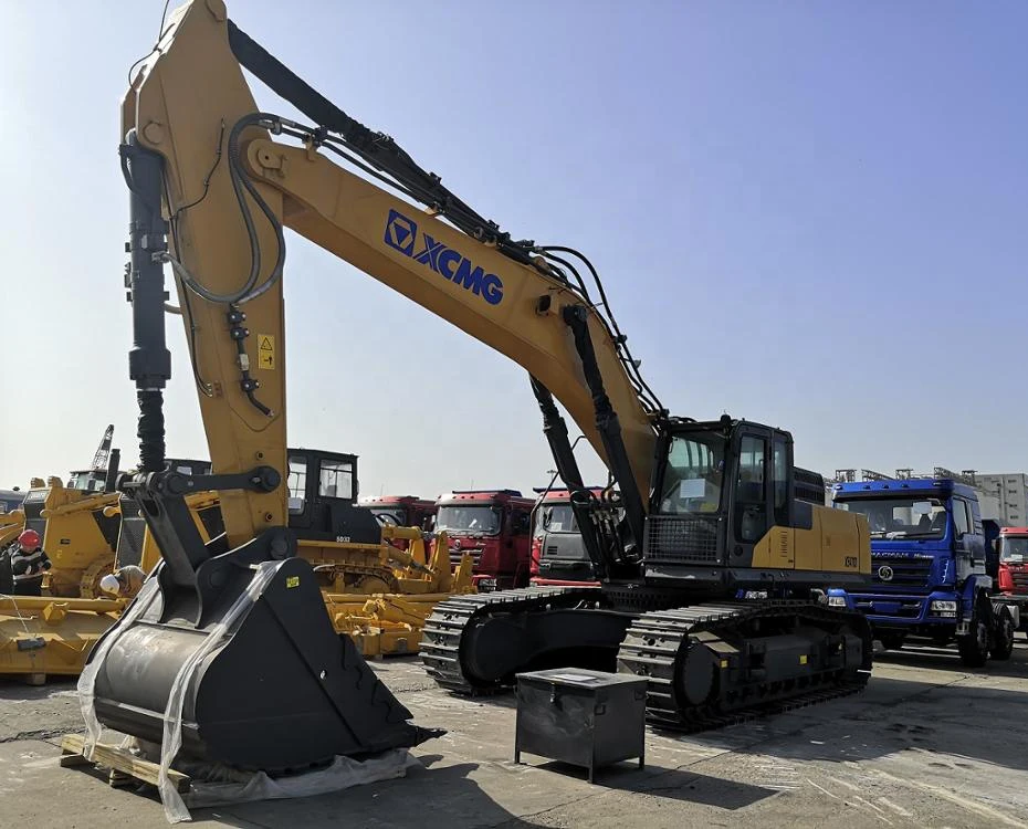 XCMG XE470D 50 тонн подержанный экскаватор Китай тяжелый гусеничный станок по лучшей цене