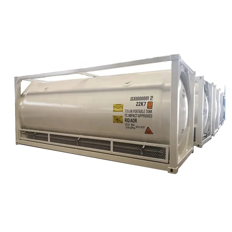 New T50 LNG tank container manufacturer 20 feet cryogenic iso tank container for sale