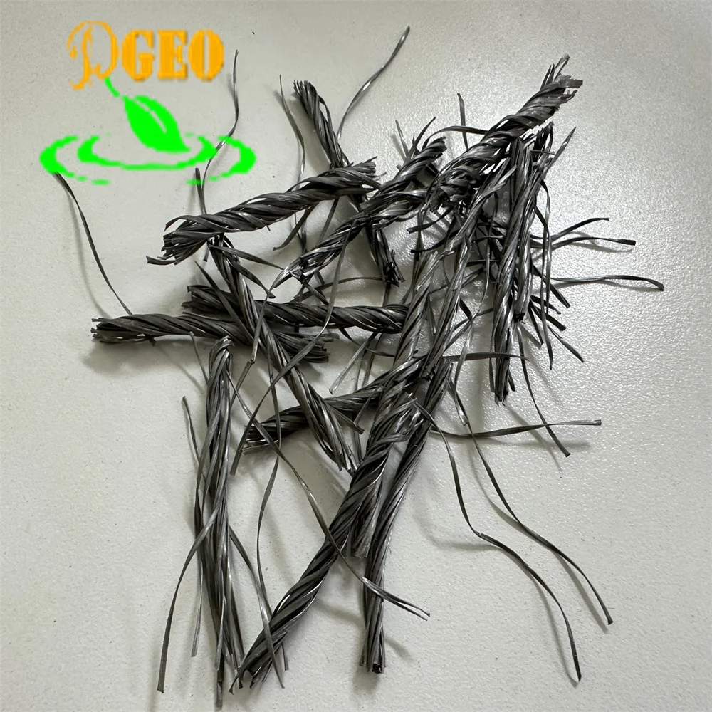 Polypropylene macro twisted fiber braid fiber for concrete
