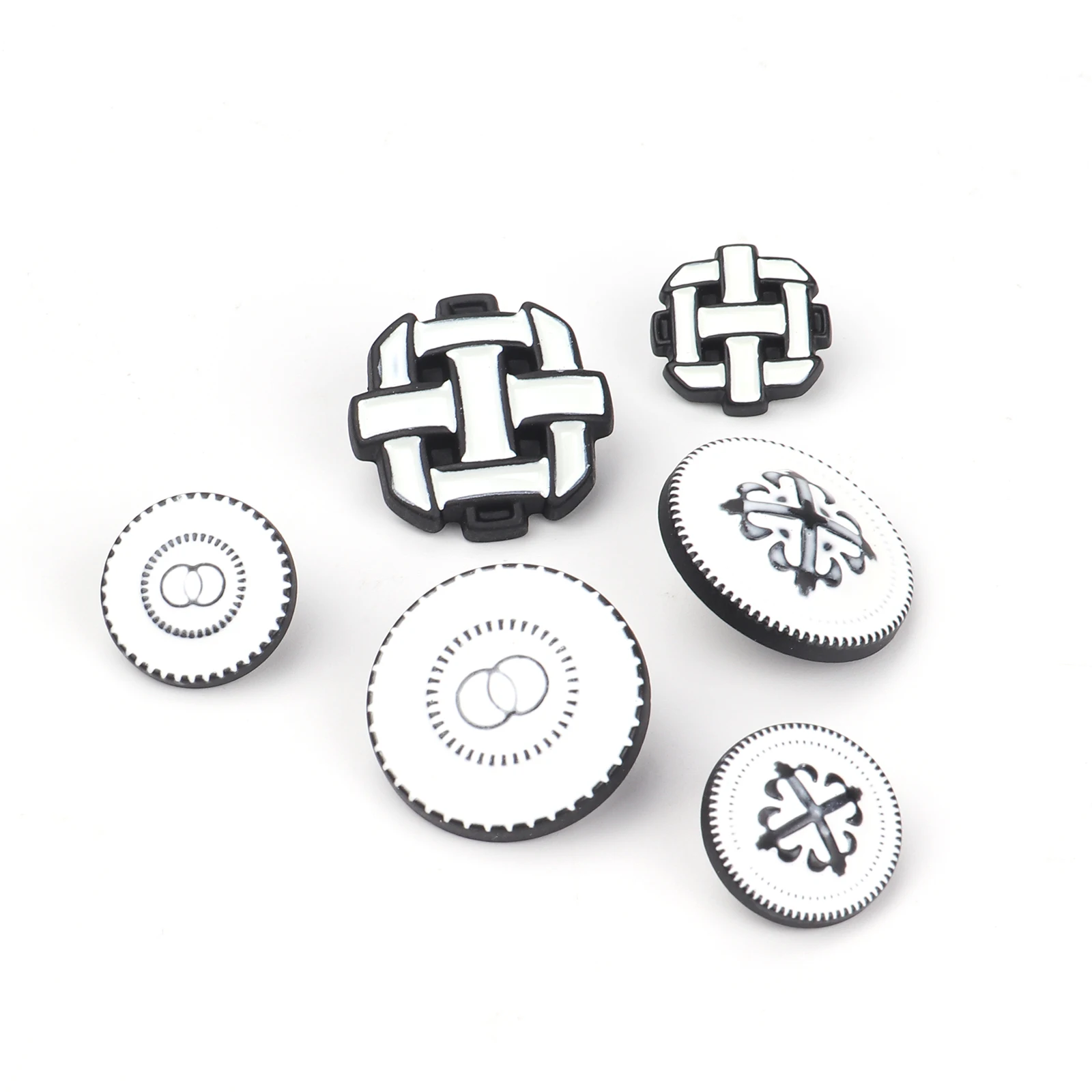 Mailida custom white round women plastic garment dome shank buttons for clothes, dress