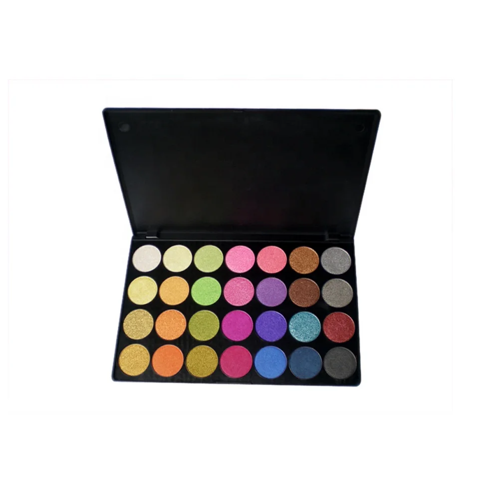 Wholesale 28 colors eyeshadow, cosmetics mineral glitter eye shadow, shining neon