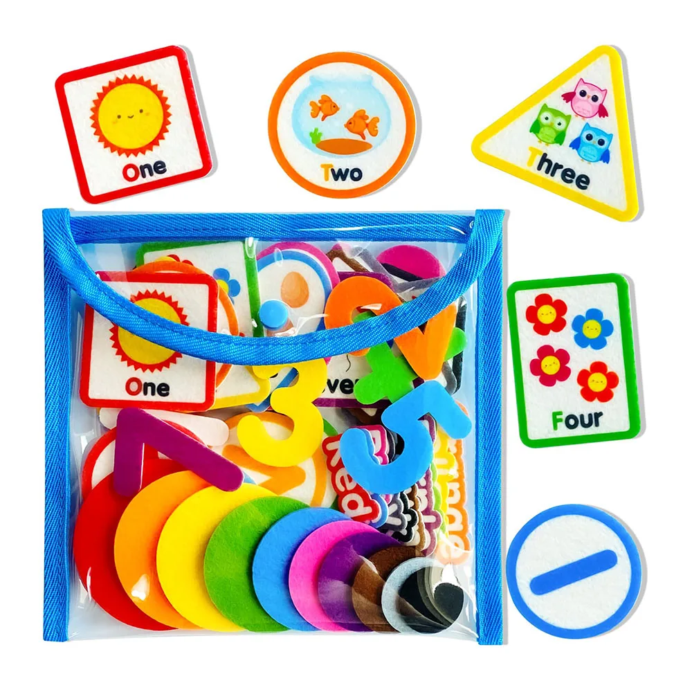 Kindergarten Preschool Toddlers Math Addition and Subtraction Colors Learning Felt Learning Numbers for Felt Flannel Board