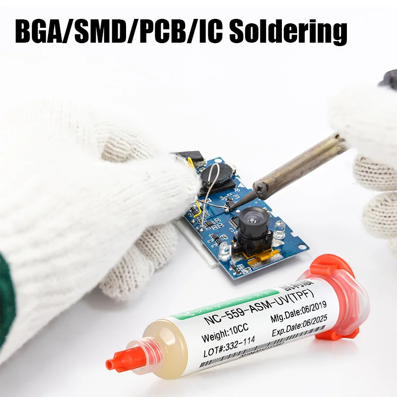 NC-559 флюс KELLYSHUN 10 мл бессвинцовая для бытовой техники BGA SMD