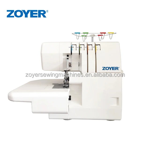 ZOYER muti-function household overlock sewing machine overlocker zy7032 with big presser foot,big flat bed price