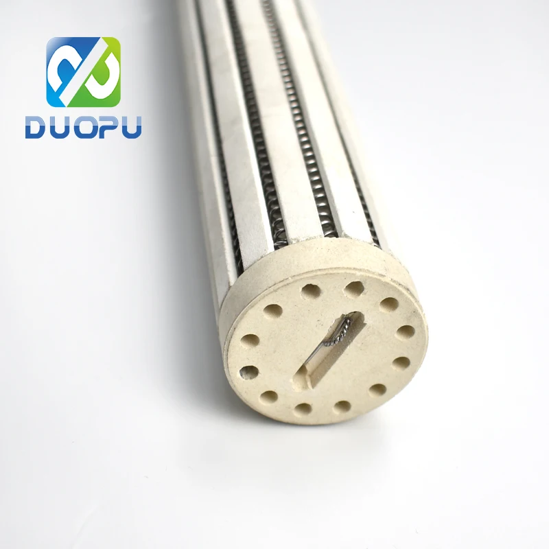 DuoPu Customized 220V 1.2KW Industrial Furnace Radiant Tube Electric Heating Ceramic Bobbin Heater