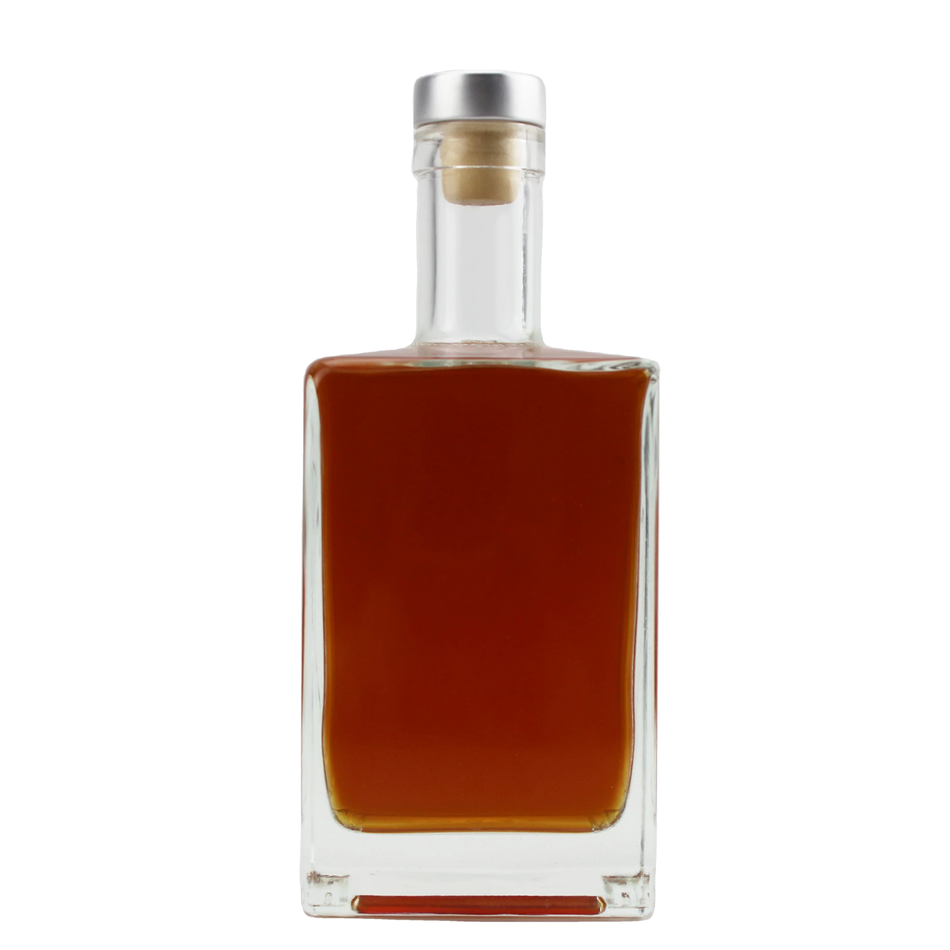 Gin 50ml 100ml Mini Liquor Bottles Bottle Glass Glass Bottles for Mineral Water Beverage Cork Decal Liquor Storage and Packaging